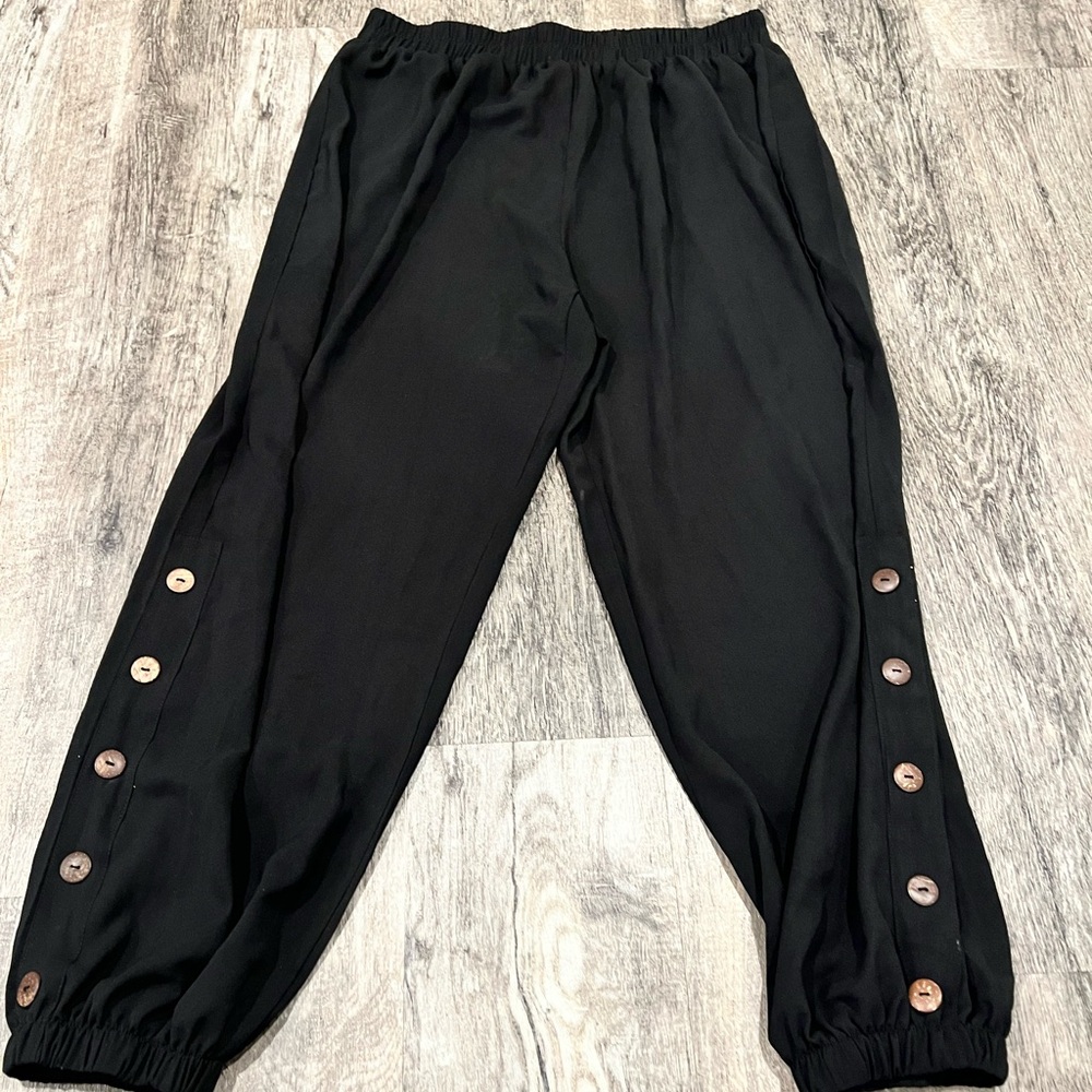 Black joggers